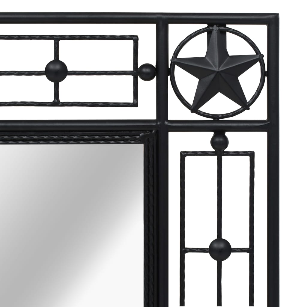 8718475724353_g_en_hd_4 vidaXL Garden Wall Mirror Rectangular 50x80 cm Black - Image 6