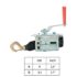 vidaXL Hand Winch with Strap 360 kg - Image 7