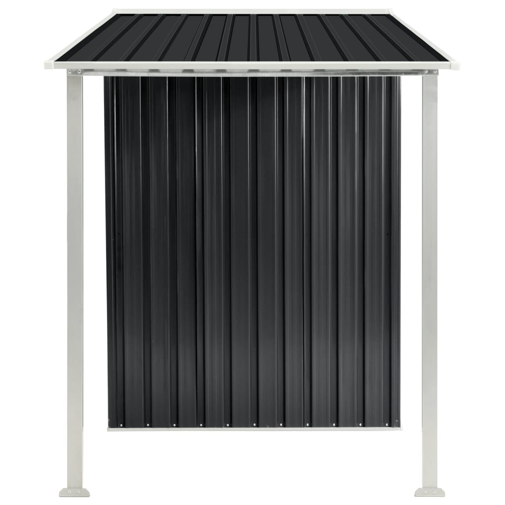 8718475724599_g_en_hd_4 vidaXL Garden Shed with Sliding Doors Anthracite 386x131x178 cm Steel - Image 5