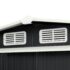 vidaXL Garden Shed with Sliding Doors Anthracite 386x131x178 cm Steel - Image 6