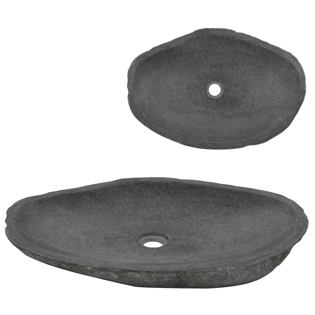 8718475724919_a_en_hd_1 vidaXL Wash Basin River Stone Oval 60-70 cm - Image 1