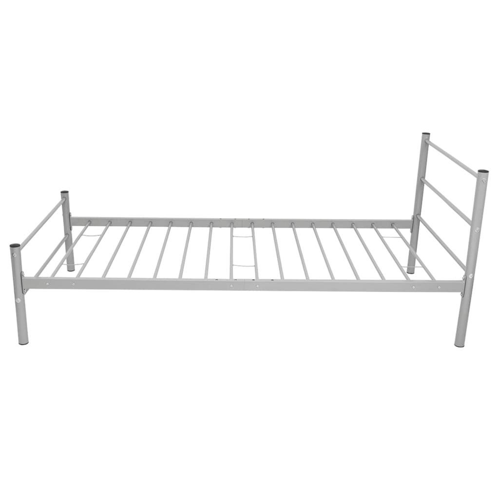 8718475725220_g_en_hd_2 vidaXL Bed Frame without Mattress Grey Metal King Single Size - Image 4