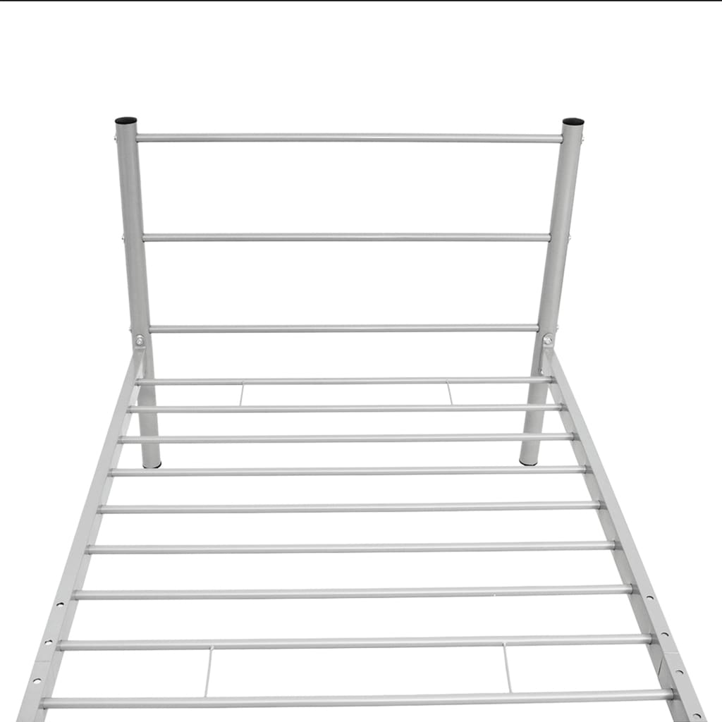 8718475725220_g_en_hd_3 vidaXL Bed Frame without Mattress Grey Metal King Single Size - Image 5