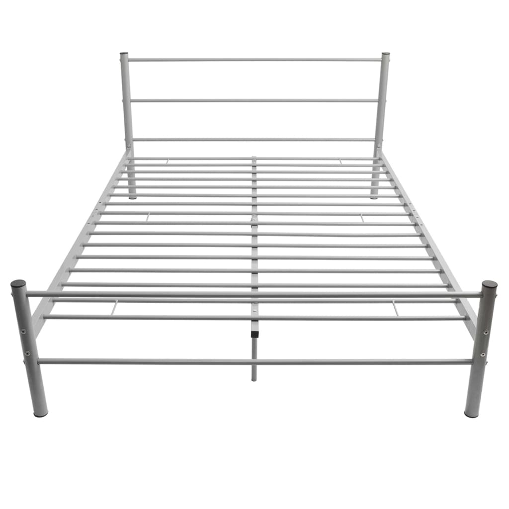 8718475725237_g_en_hd_1 vidaXL Bed Frame without Mattress Grey Metal Double Size - Image 3