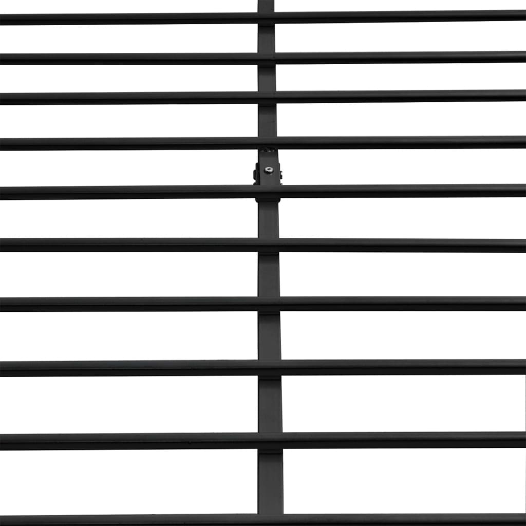 8718475725275_g_en_hd_4 vidaXL Bed Frame without Mattress Black Metal Double Size - Image 6