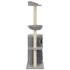 vidaXL Cat Tree with Sisal Scratching Posts Grey 148 cm - Image 3