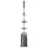 vidaXL Cat Tree with Sisal Scratching Posts Grey 260 cm - Image 3