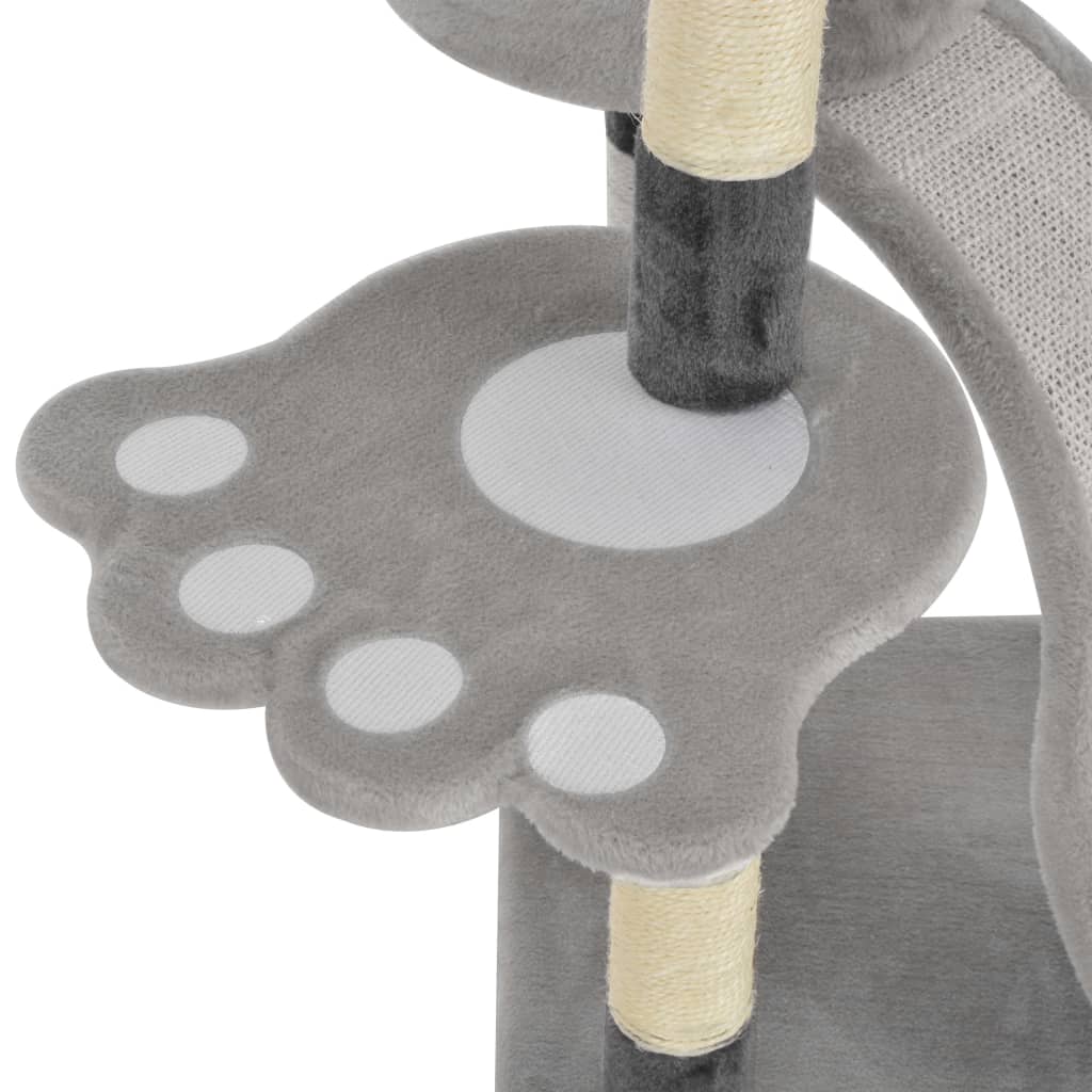 8718475726814_g_en_hd_5 vidaXL Cat Tree with Sisal Scratching Posts Grey 145 cm - Image 6