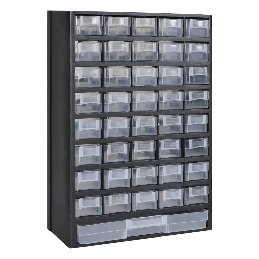 8718475727194_g_en_hd_1 vidaXL 41-Drawer Storage Cabinet Tool Box 2 pcs Plastic - Image 2