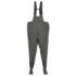 vidaXL Wading Pants with Boots Green Size 41 - Image 3