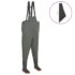 vidaXL Wading Pants with Boots Green Size 43