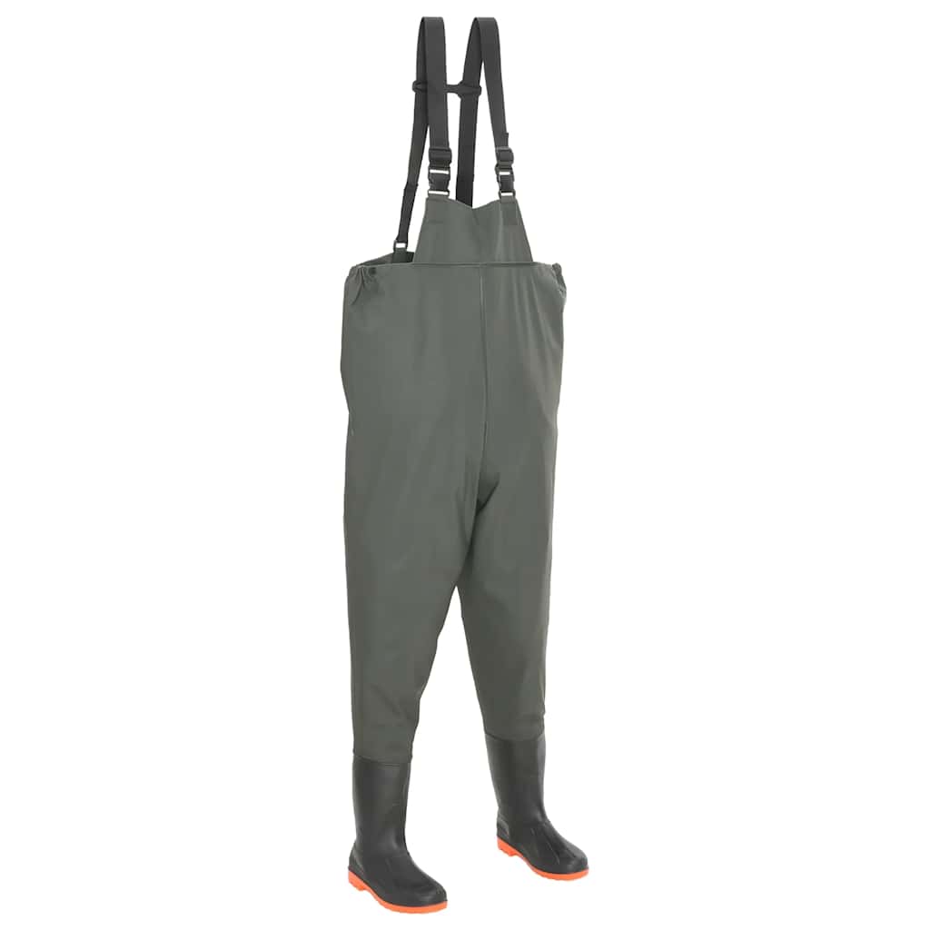 8718475727255_g_en_hd_1 vidaXL Wading Pants with Boots Green Size 43 - Image 2