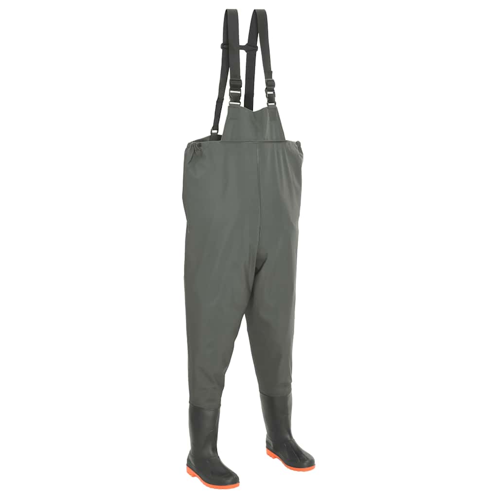 8718475727262_g_en_hd_1 vidaXL Wading Pants with Boots Green Size 44 - Image 2
