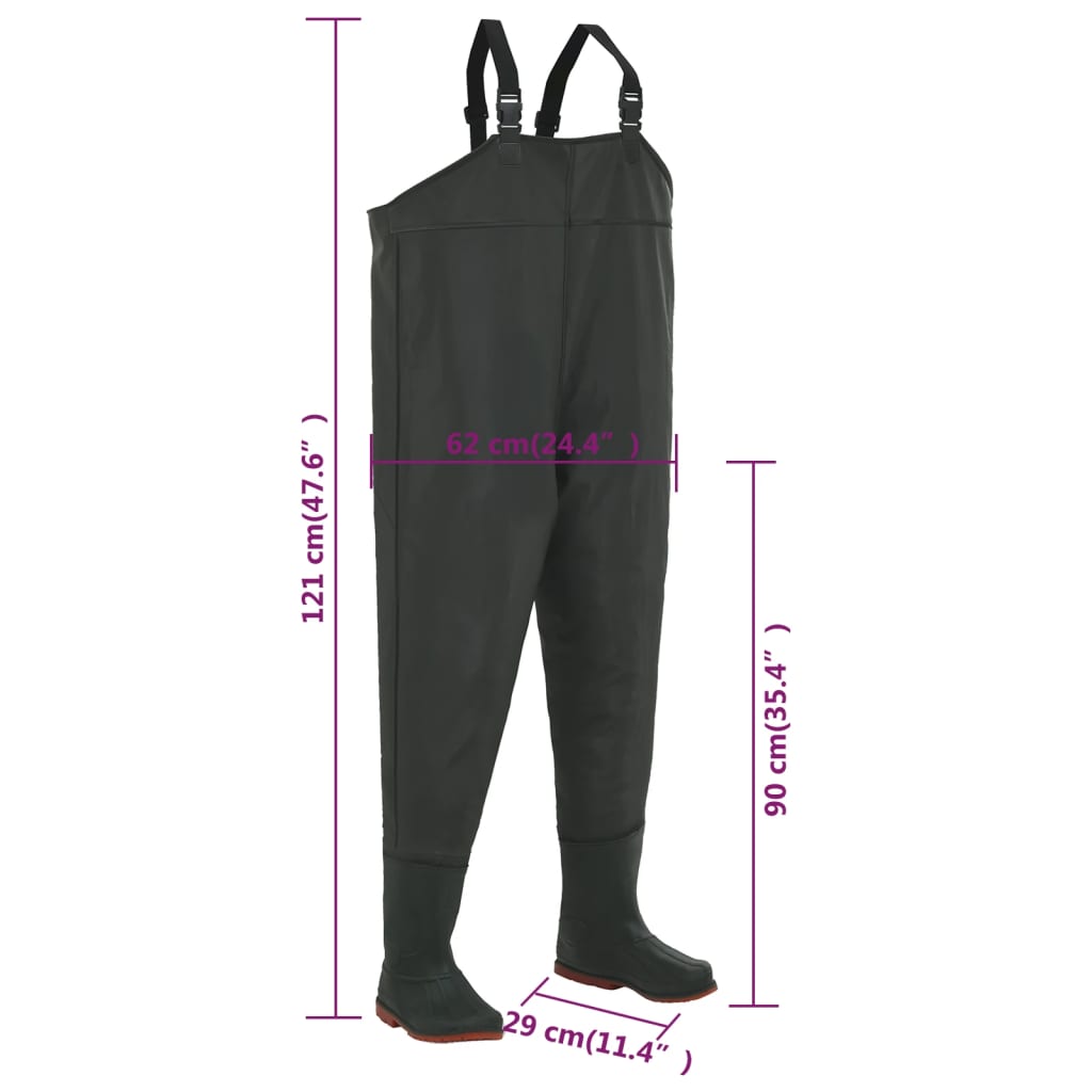 8718475727286_g_en_hd_6 vidaXL Wading Pants with Boots Green Size 46 - Image 7