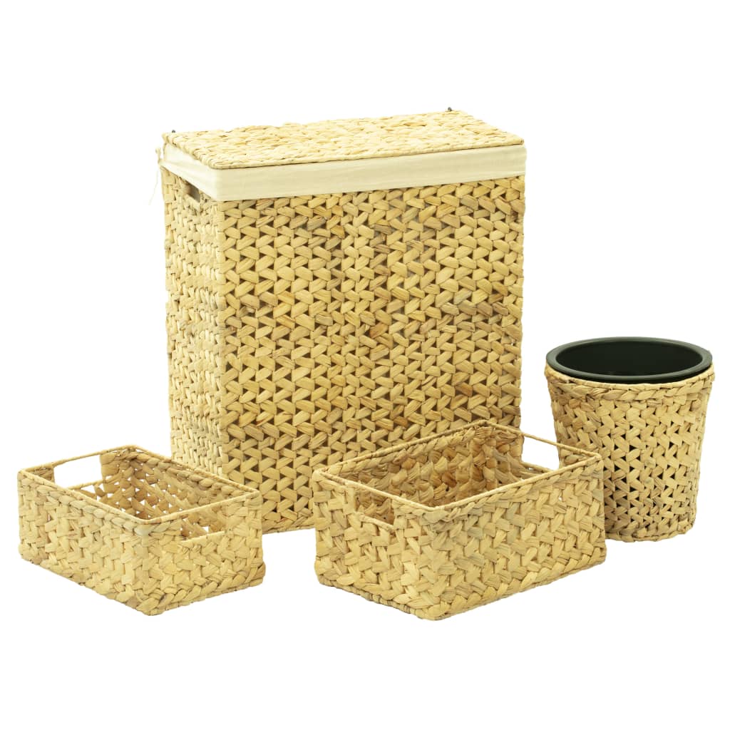 8718475727323_a_en_hd_1 vidaXL 4 Piece Bathroom Set Water Hyacinth - Image 1