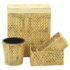 vidaXL 4 Piece Bathroom Set Water Hyacinth - Image 2