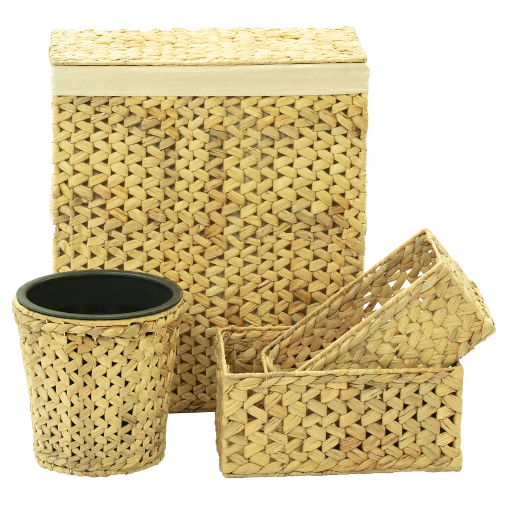 8718475727323_g_en_hd_1 vidaXL 4 Piece Bathroom Set Water Hyacinth - Image 2