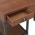 vidaXL Desk with 3 Drawers 110x50x78 cm Solid Fir Wood - Image 8