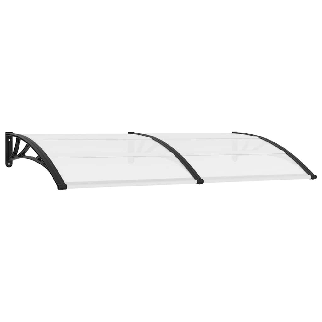 8718475728108_a_en_hd_1 vidaXL Door Canopy Black 200x100 cm PC - Image 2