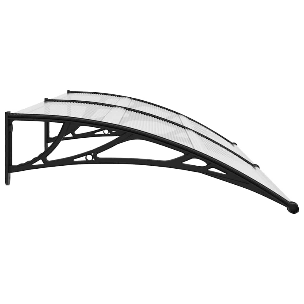 8718475728108_g_en_hd_3 vidaXL Door Canopy Black 200x100 cm PC - Image 5