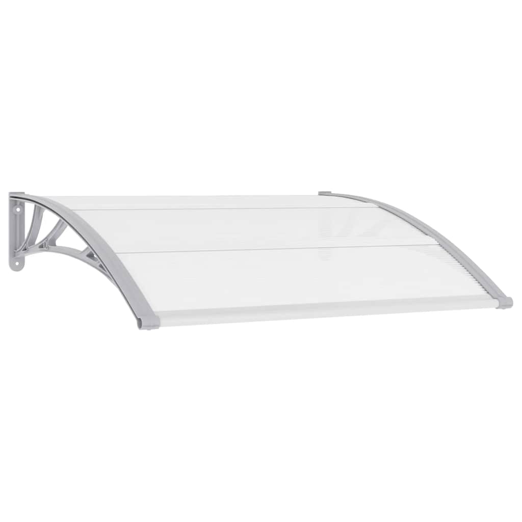 8718475728115_a_en_hd_1 vidaXL Door Canopy Grey 120x100 cm PC - Image 2