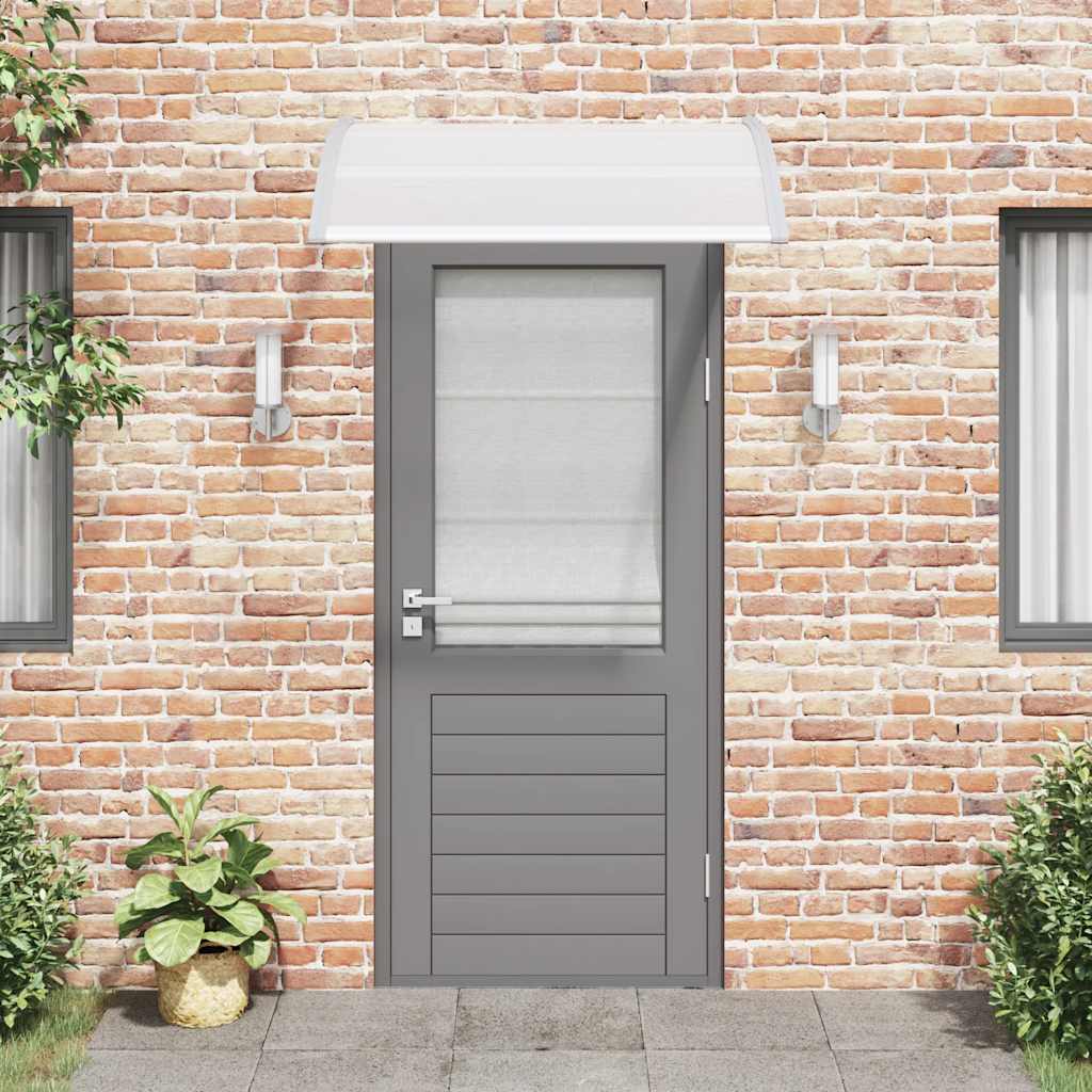 8718475728115_g_en_hd_1 vidaXL Door Canopy Grey 120x100 cm PC - Image 3