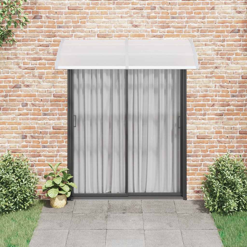 8718475728139_g_en_hd_1 vidaXL Door Canopy Grey 200x100 cm PC - Image 3