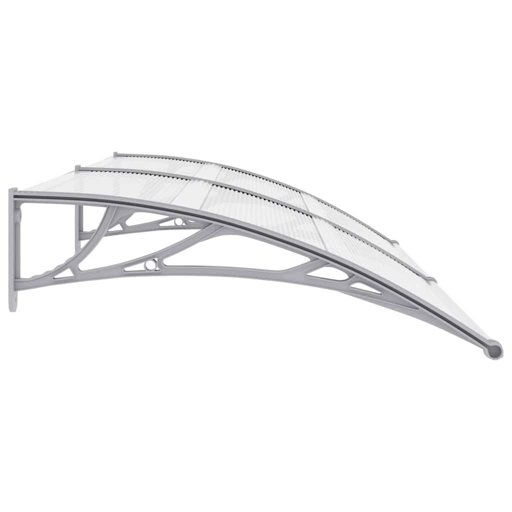 8718475728139_g_en_hd_3 vidaXL Door Canopy Grey 200x100 cm PC - Image 5