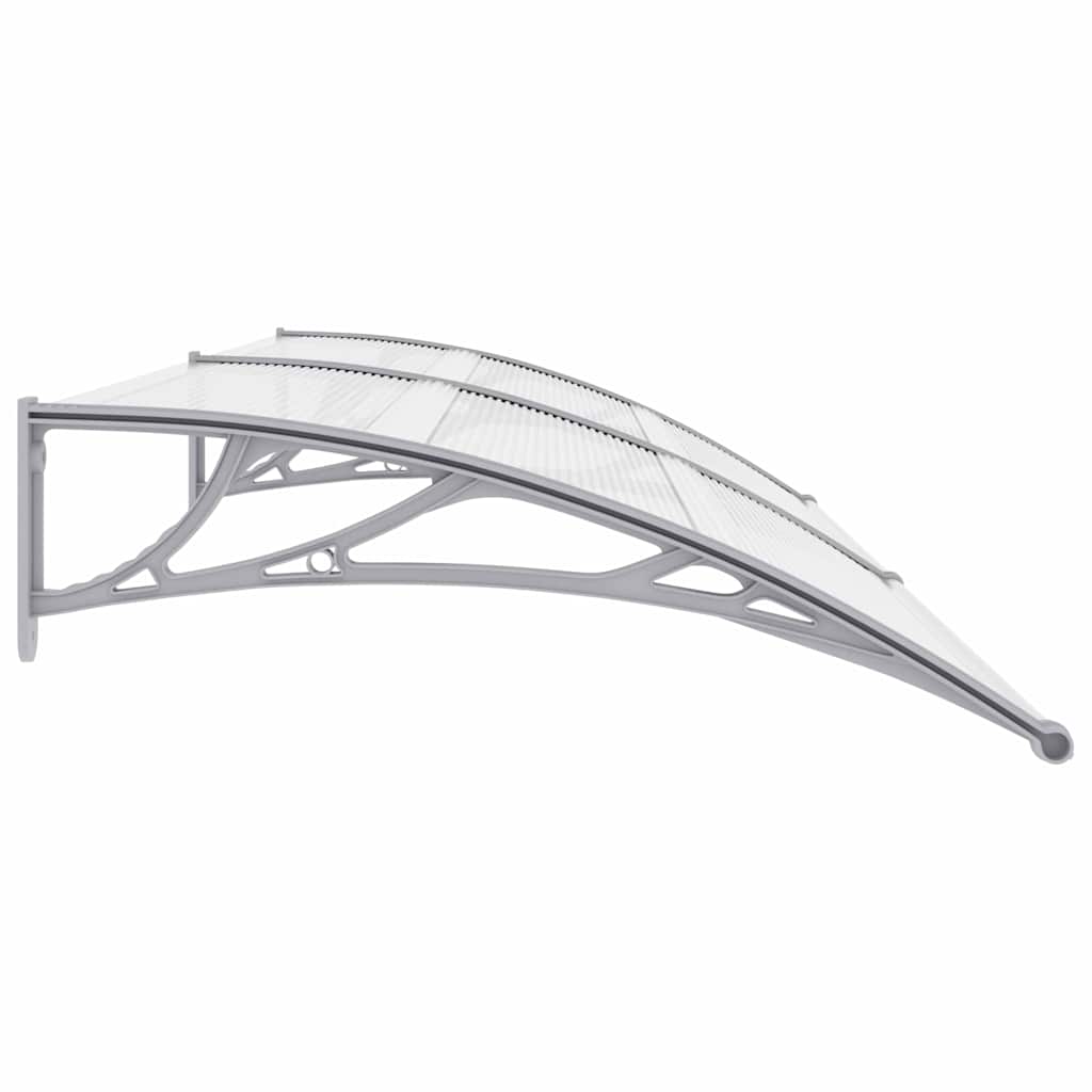 8718475728146_g_en_hd_3 vidaXL Door Canopy Grey 240x100 cm PC - Image 5