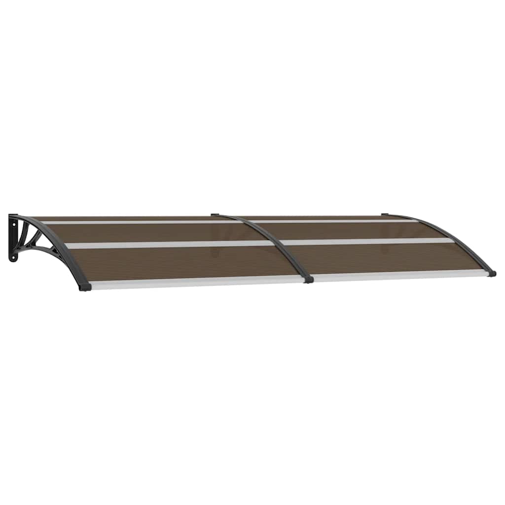 8718475728191_a_en_hd_1 vidaXL Door Canopy Black 240x100 cm PC - Image 2