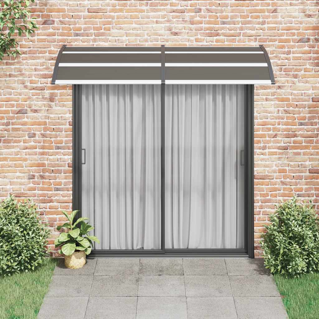 8718475728191_g_en_hd_1 vidaXL Door Canopy Black 240x100 cm PC - Image 3