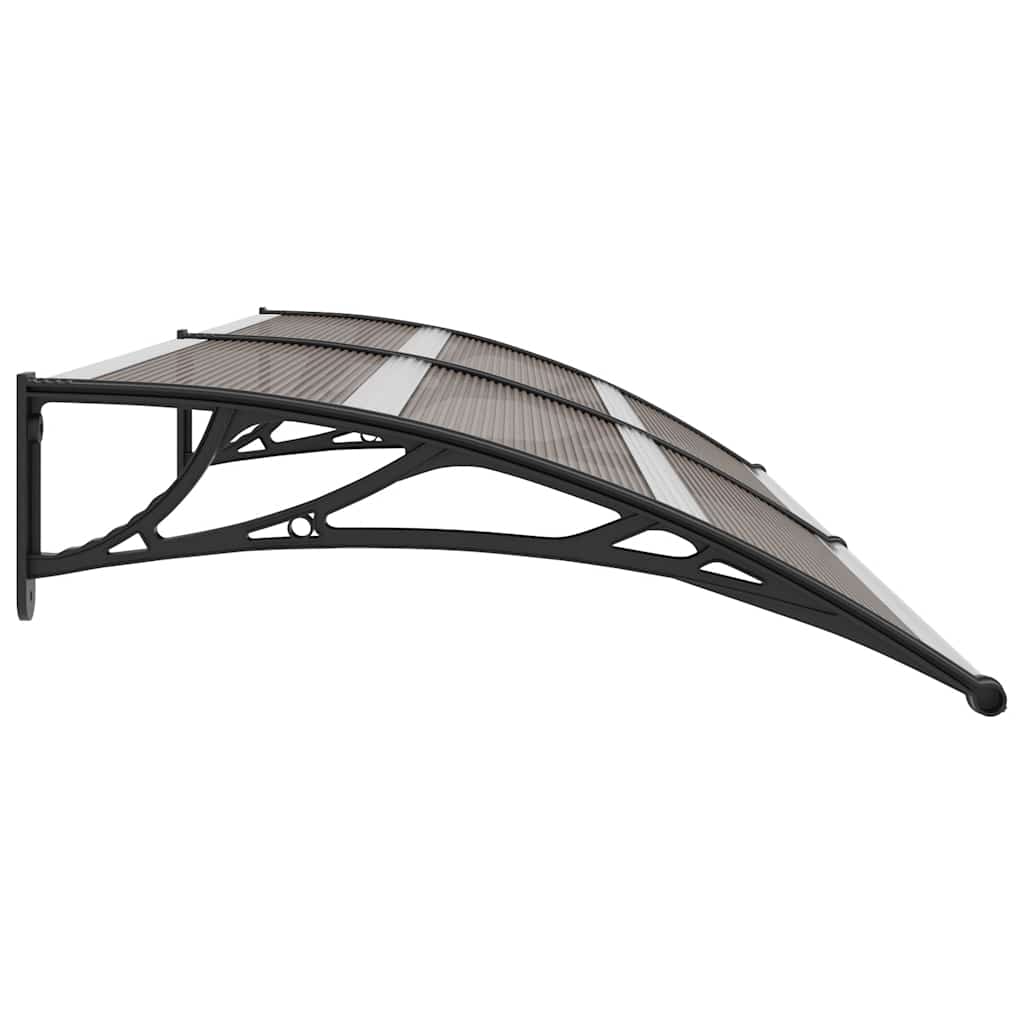8718475728191_g_en_hd_3 vidaXL Door Canopy Black 240x100 cm PC - Image 5