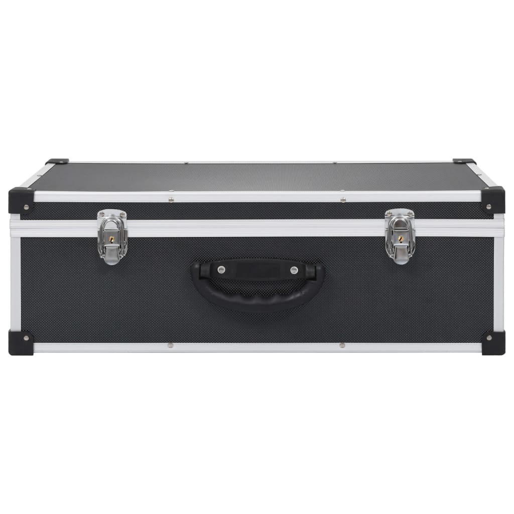 8718475730194_g_en_hd_1 vidaXL CD Case for 80 CDs Aluminium ABS Black - Image 3