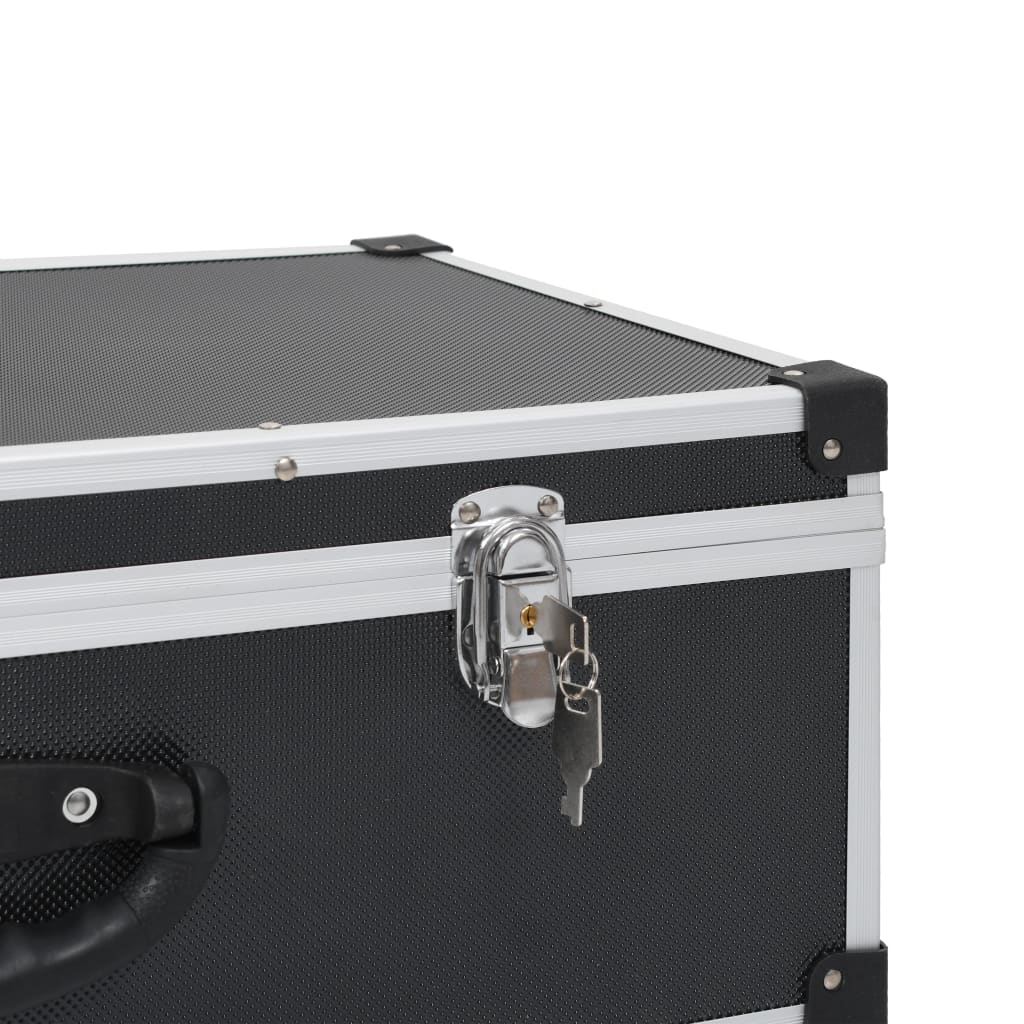 8718475730194_g_en_hd_6 vidaXL CD Case for 80 CDs Aluminium ABS Black - Image 8