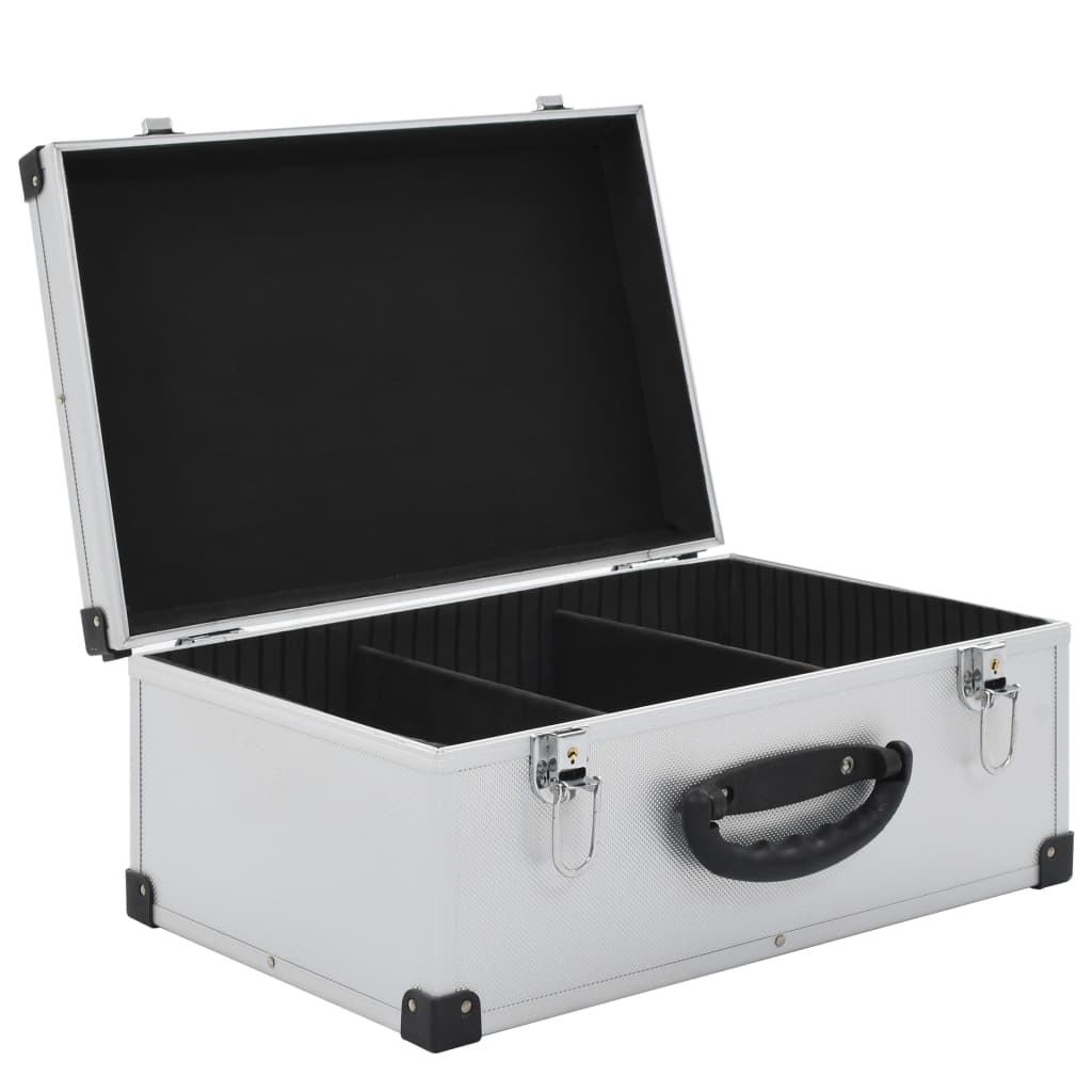 8718475730200_g_en_hd_3 vidaXL CD Case for 60 CDs Aluminium ABS Silver - Image 5