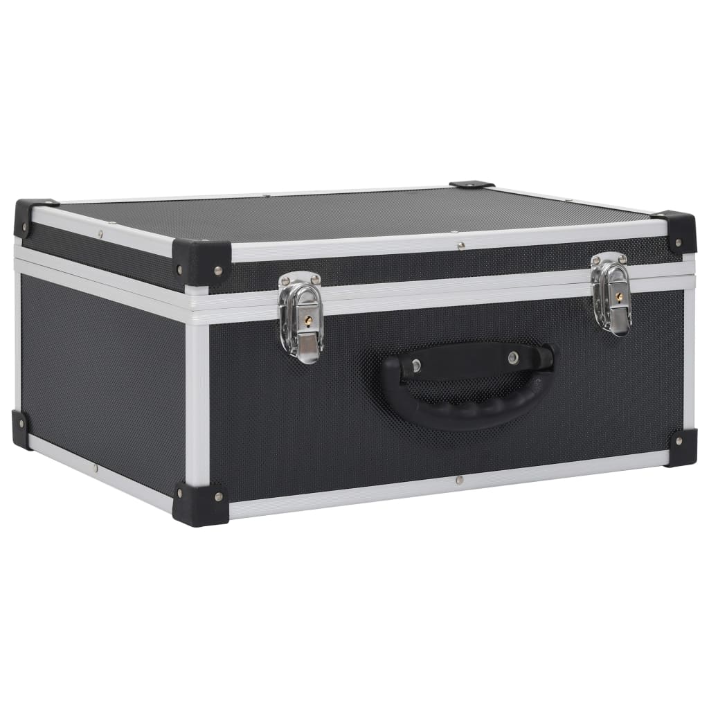 8718475730217_a_en_hd_1 vidaXL CD Case for 60 CDs Aluminium ABS Black - Image 2