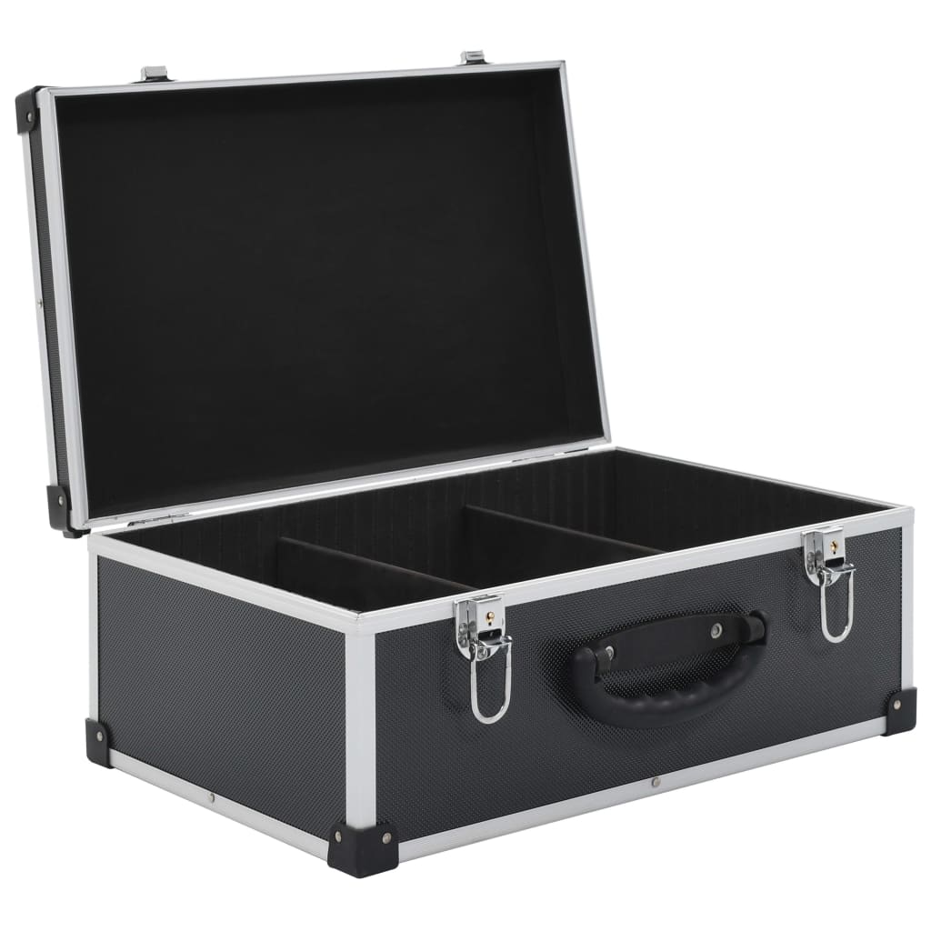 8718475730217_g_en_hd_3 vidaXL CD Case for 60 CDs Aluminium ABS Black - Image 5