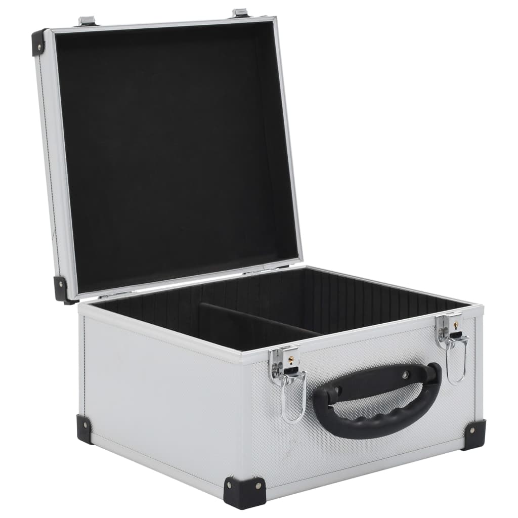 8718475730224_g_en_hd_3 vidaXL CD Case for 40 CDs Aluminium ABS Silver - Image 5