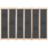 vidaXL 6-Panel Room Divider Grey 240x170x4 cm Fabric - Image 2