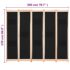 vidaXL 5-Panel Room Divider Black 200x170x4 cm Fabric - Image 8