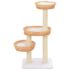 vidaXL Cat Tree with Sisal Scratching Post Natural Willow Wood - Image 2