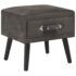 vidaXL Bedside Cabinet Grey 40x35x40 cm Velvet