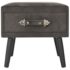 vidaXL Bedside Cabinet Grey 40x35x40 cm Velvet - Image 4