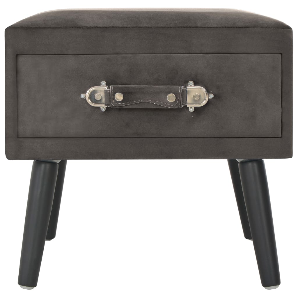8718475731580_g_en_hd_3 vidaXL Bedside Cabinet Grey 40x35x40 cm Velvet - Image 4