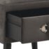 vidaXL Bedside Cabinet Grey 40x35x40 cm Velvet - Image 6