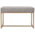 vidaXL Bench 80 cm Grey Velvet - Image 2
