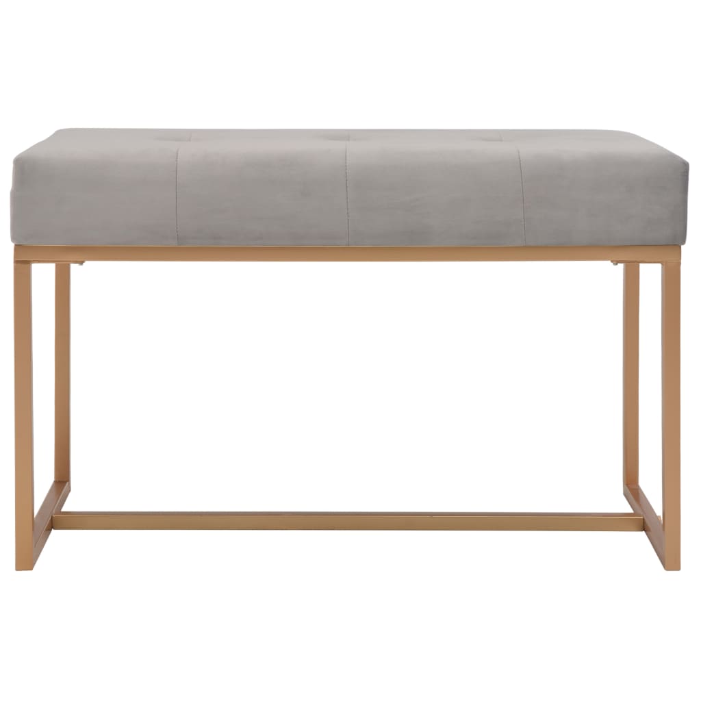 8718475731740_g_en_hd_1 vidaXL Bench 80 cm Grey Velvet - Image 2
