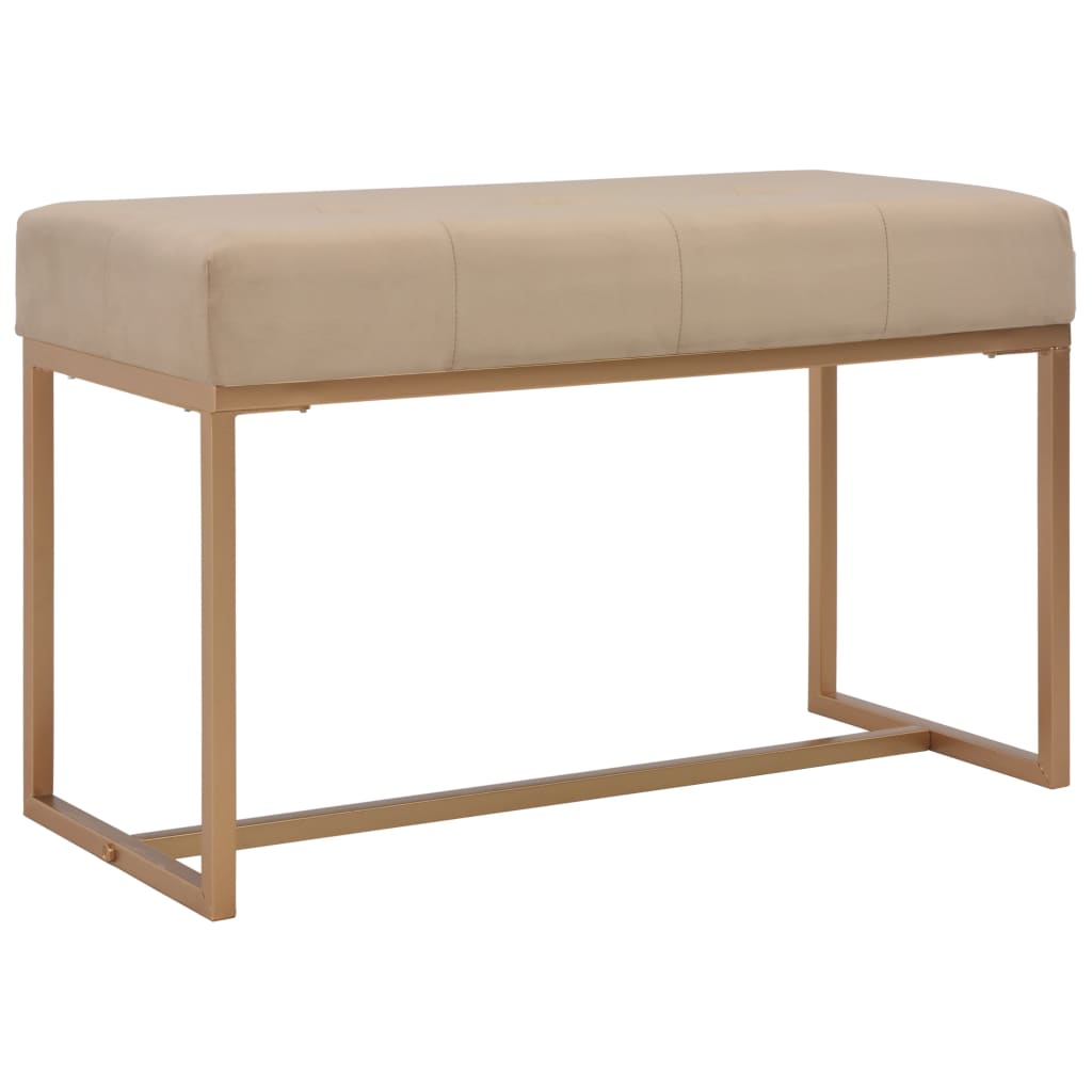 8718475731757_a_en_hd_1 vidaXL Bench 80 cm Beige Velvet - Image 1