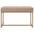 vidaXL Bench 80 cm Beige Velvet - Image 2
