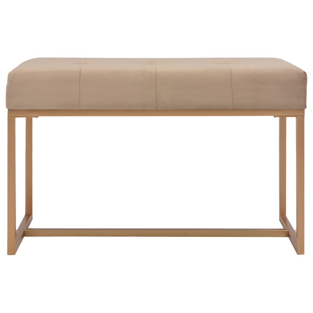 8718475731757_g_en_hd_1 vidaXL Bench 80 cm Beige Velvet - Image 2